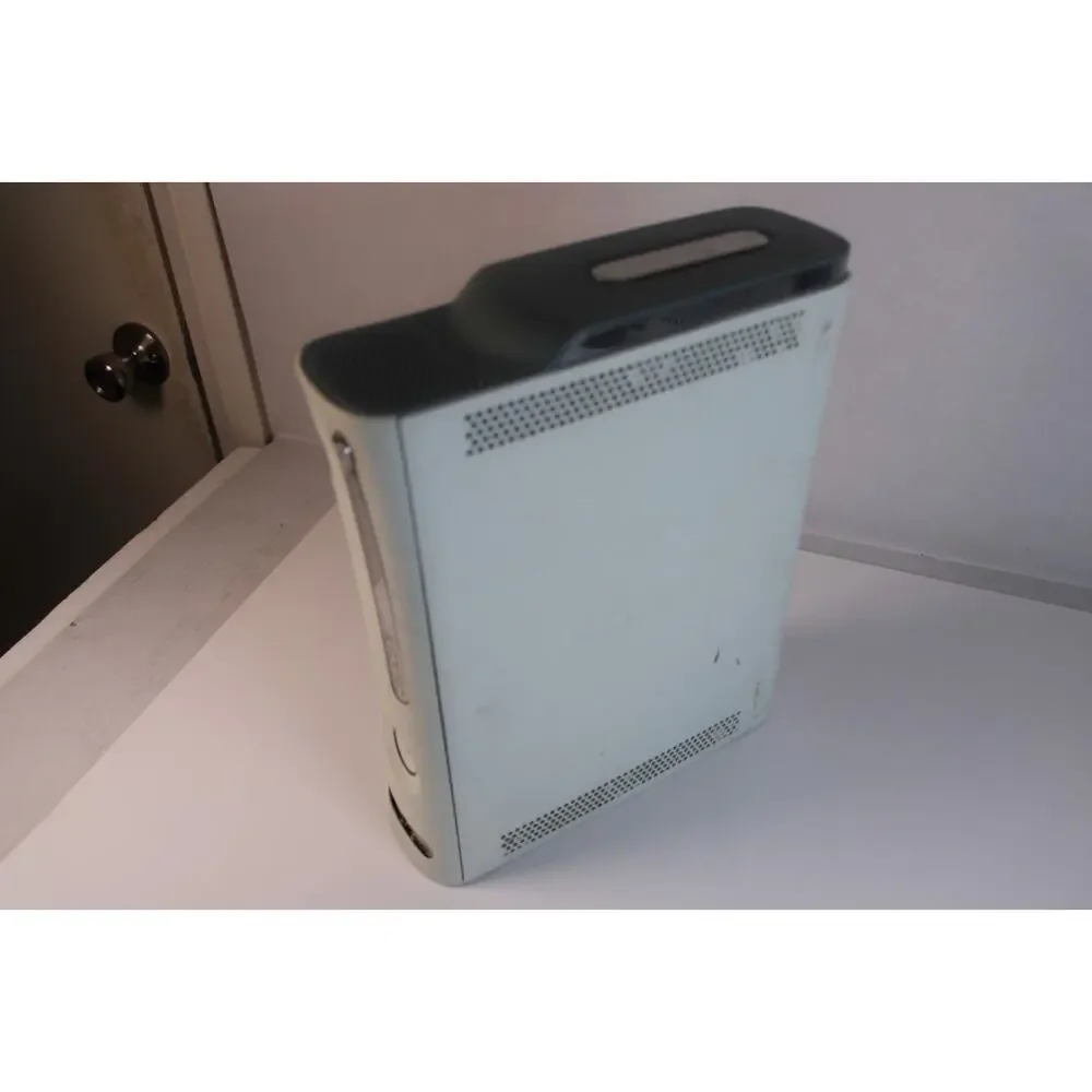 Microsoft Xbox 360 Slim White Console ONLY - For Parts Red Circle